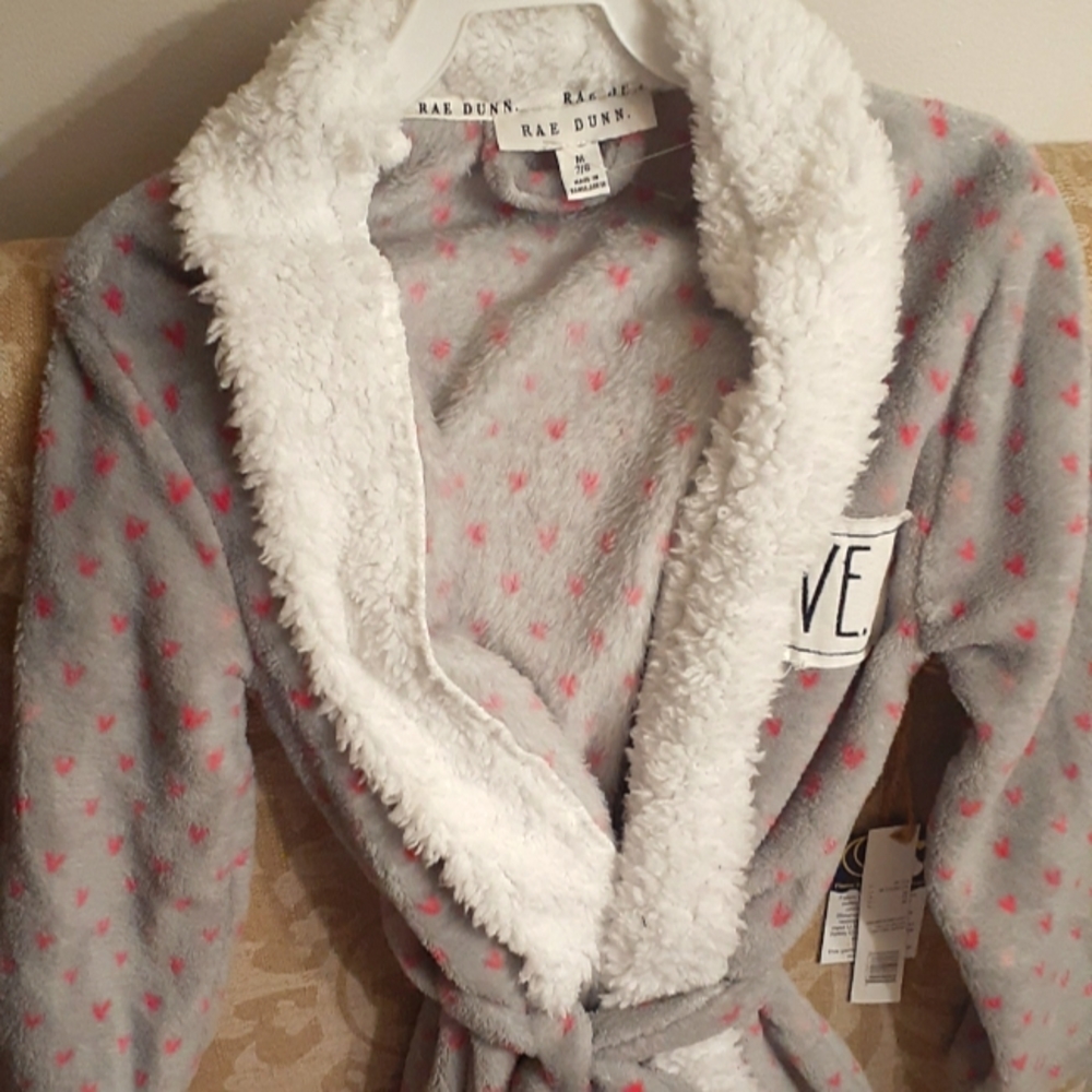 RAE DUNN GIRLS BATH ROBE